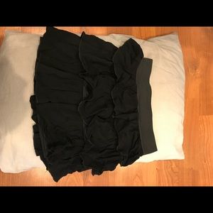 By by girl black ruffle skirt